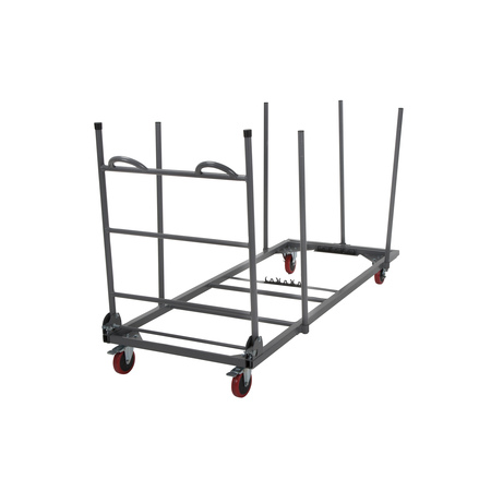 ZOWN Table Trolley, Rectangular Tables, Capacity 20 Tables, Grey Color 60241GRY1E